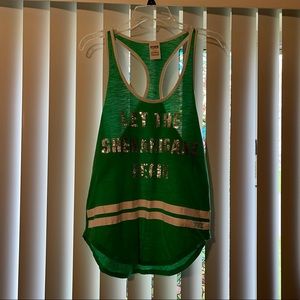 St Patrick’s Day sequin tank PINK ‼️Moving Sale‼️